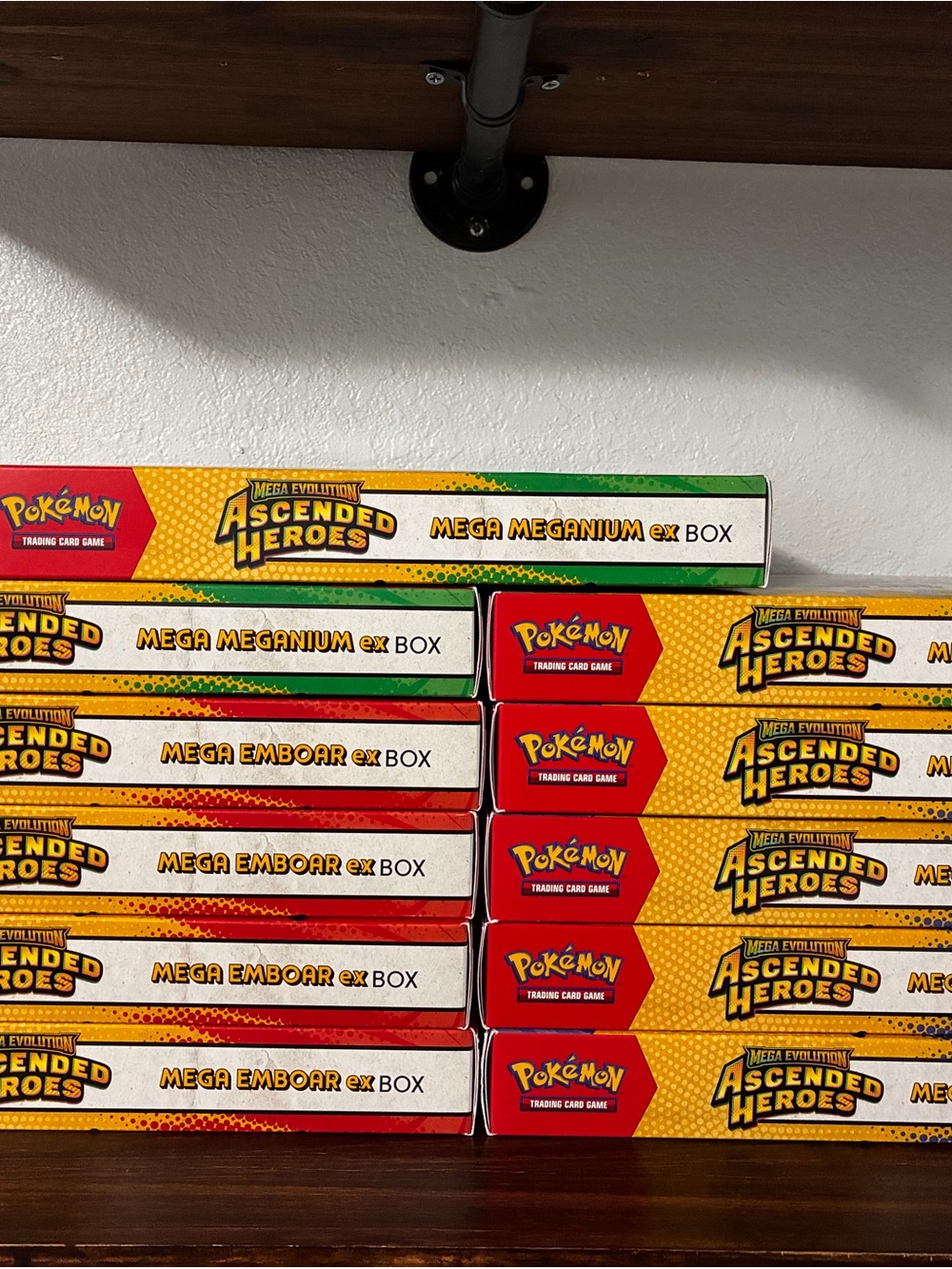 11 Pokémon Mega Evolution Ascended Heroes ex Sealed Collection Boxes Lot